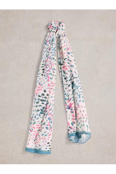 White Stuff Firework Print Scarf in IVORY MLT Art. WS442886