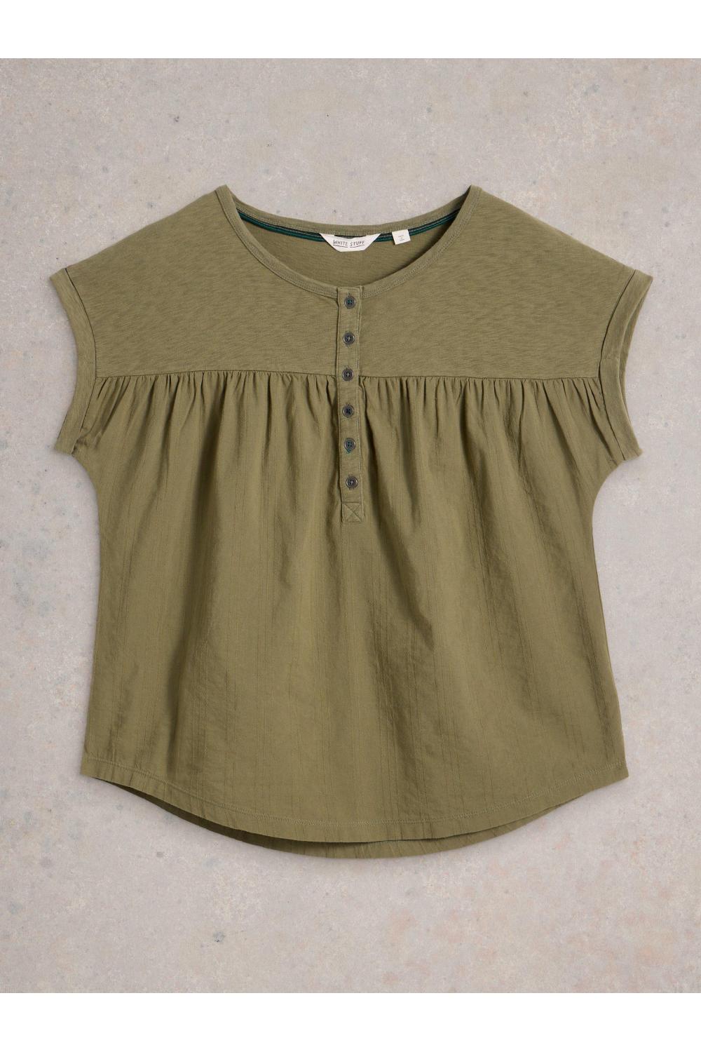 White Stuff BETHANY SHIRT in KHAKI GRN Art. WS442982