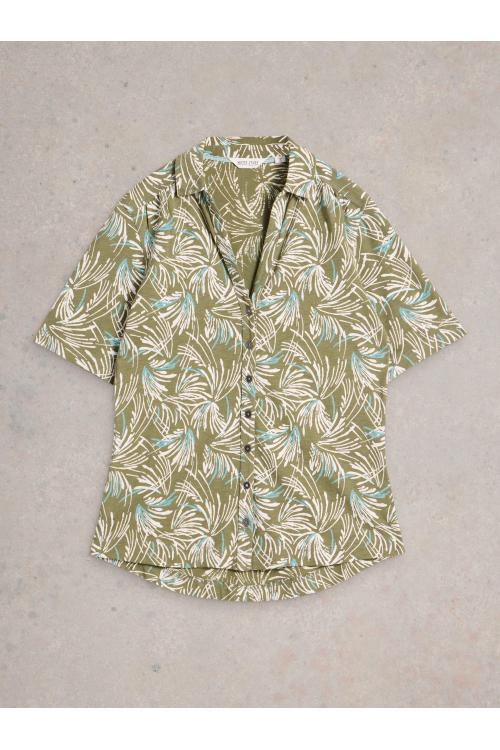 White Stuff PENNY POCKET SHIRT in GREEN PR Art. WS442997