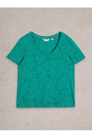 White Stuff NADIA SHORT SLEEVE TEE in GREEN PR Art. WS443017