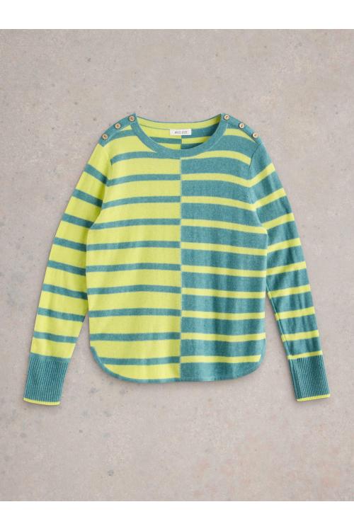 White Stuff EMMA JUMPER in BLUE MLT Art. WS443037
