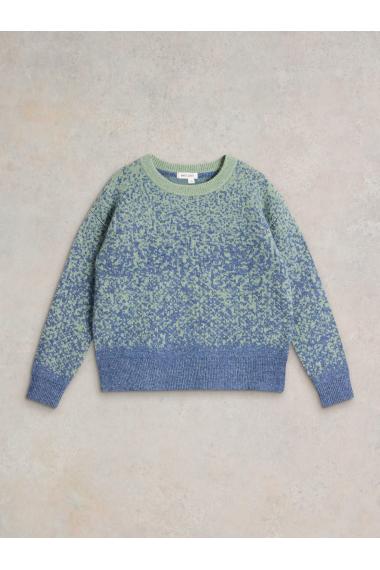 White Stuff OMBRE JUMPER in BLUE MLT Art. WS443049