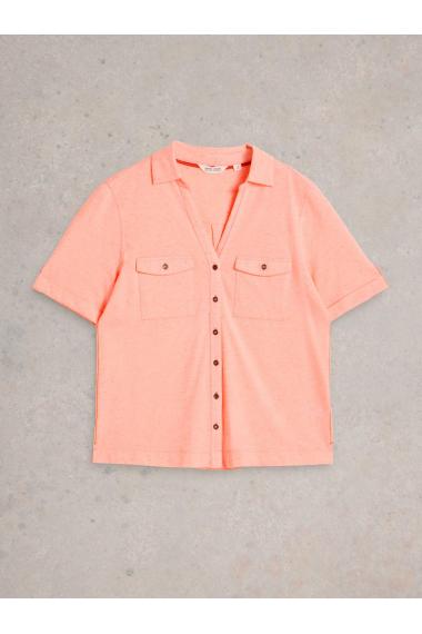 White Stuff PAIGE POCKET SHIRT in LGT PINK Art. WS443091