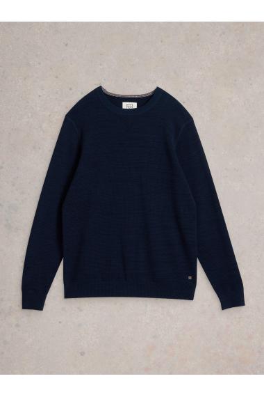 White Stuff Attadale Crew Neck Jumper in DARK NAVY Art. WS443180