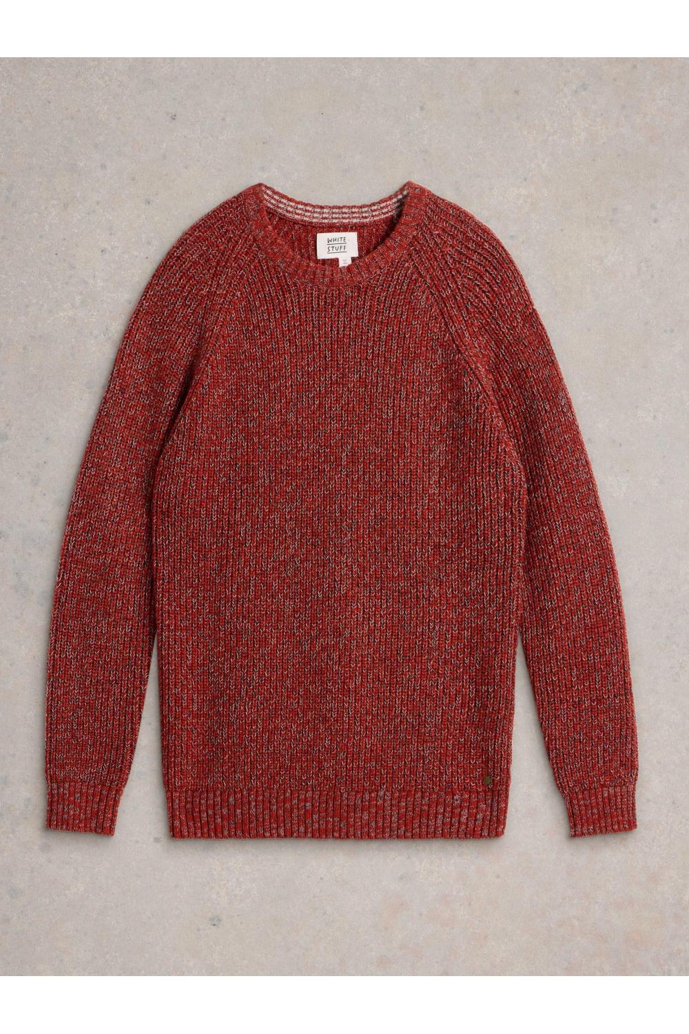 White Stuff Rye Twisted Crew Neck in RED MLT Art. WS443182