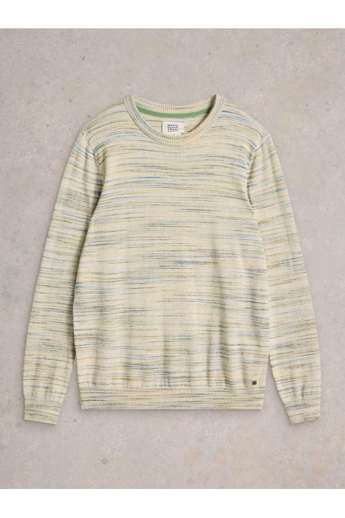 White Stuff Henderson Spacedye Jumper in NAT MLT Art. WS443185