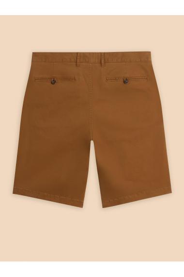 White Stuff Sutton Organic Chino Short in MID BROWN Art. WS438425