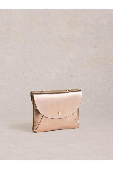 White Stuff Coco Double Pouch Crossbody in NAT MLT Art. WS442870