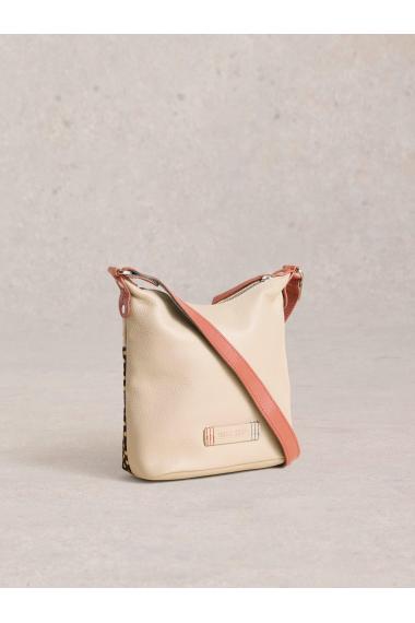 White Stuff Mini Farrah Leather Crossbody in BLK MLT Art. WS442872