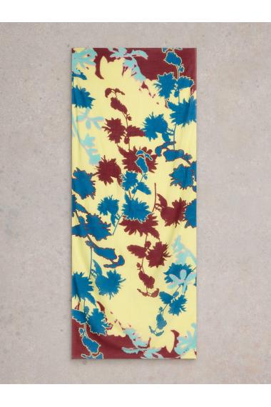 White Stuff Floral Placement Scarf in YELLOW MLT Art. WS442883