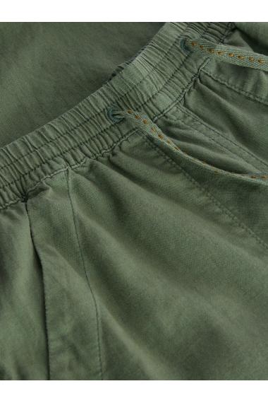 White Stuff Elle Linen Blend Trouser in MID GREEN Art. WS442670