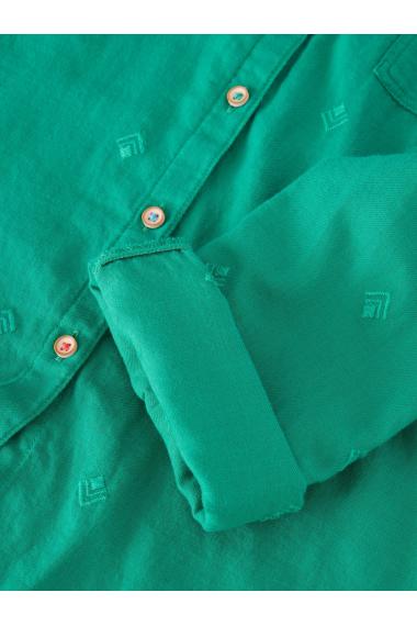 White Stuff Sophie Organic Cotton Shirt in BRT GREEN Art. WS442783