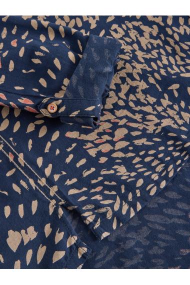 White Stuff Sophie Organic Cotton Shirt in NAVY PR Art. WS442783