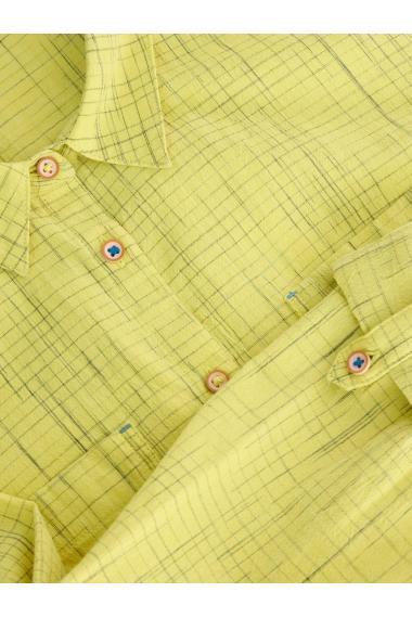 White Stuff Sophie Organic Cotton Shirt in YELLOW MLT Art. WS442783