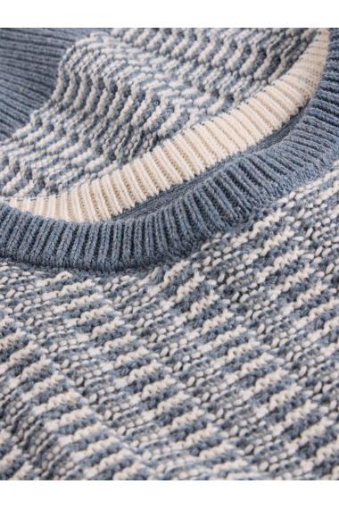 White Stuff Textured Crew Neck Jumper in BLUE MLT Art. WS442816