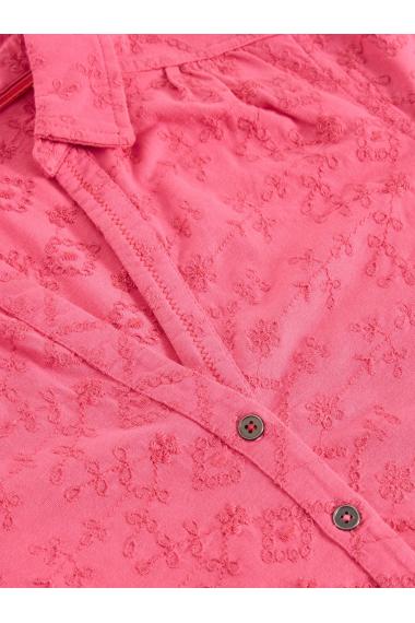 White Stuff PENNY BROIDERIE SHIRT in BRT PINK Art. WS442996