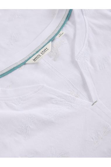 White Stuff NELLY EMBROIDERED TEE in BRIL WHITE Art. WS443001