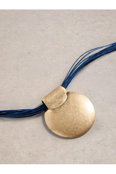 White Stuff Maple Disk Necklace in FR NAVY Art. WS443118