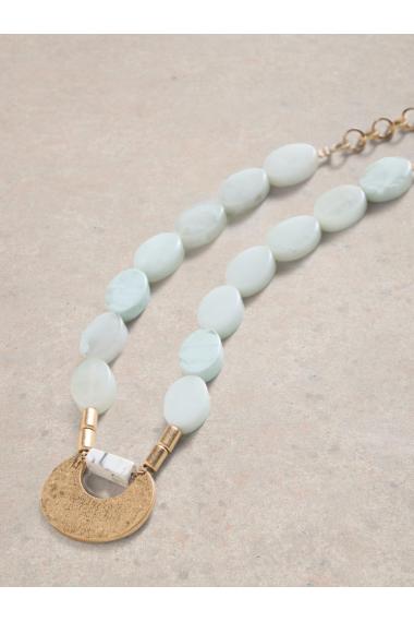 White Stuff Alma Mixed Stone Necklace in NAT MLT Art. WS443129