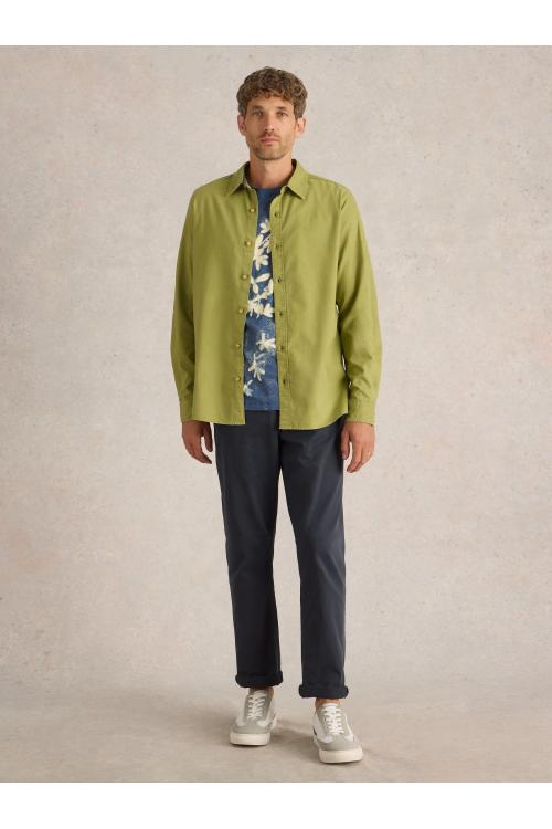 White Stuff Bruton Oxford Shirt in LGT GREEN Art. WS442647