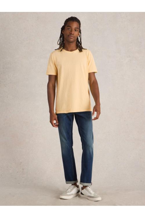 White Stuff Abersoch Short Sleeve Tee in LGT YELLOW Art. WS442650