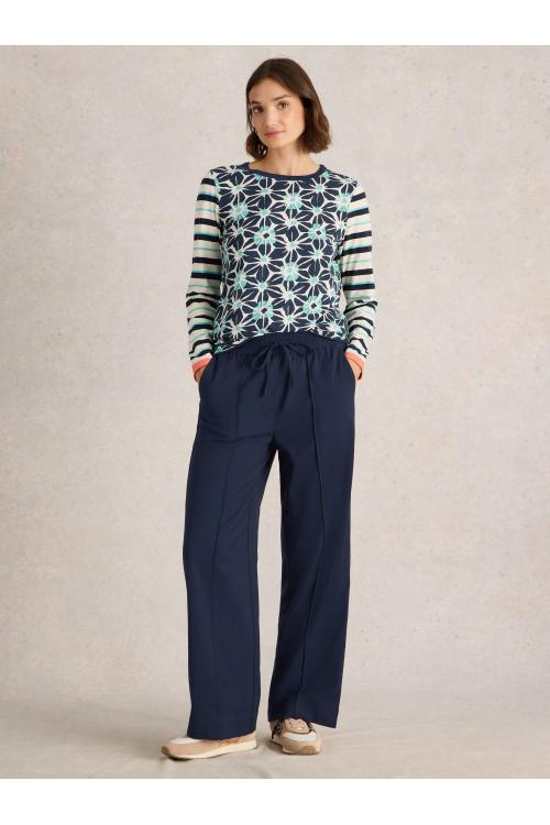 White Stuff Freda Wide Leg Trouser in DARK NAVY Art. WS442664