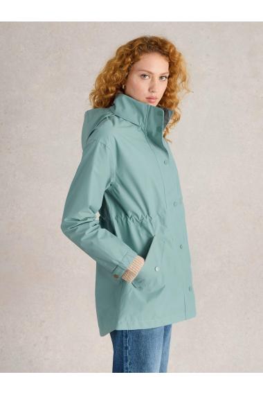 White Stuff Lexi Waterproof Coat in DUS BLUE Art. WS442697