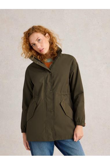 White Stuff Lexi Waterproof Coat in KHAKI GRN Art. WS442697