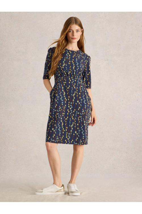 White Stuff Olivia Jersey Dress in NAVY PR Art. WS442717