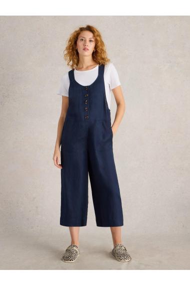 White Stuff Viola Linen Dungaree in DARK NAVY Art. WS442782