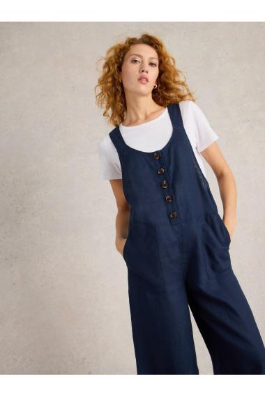 White Stuff Viola Linen Dungaree in DARK NAVY Art. WS442782