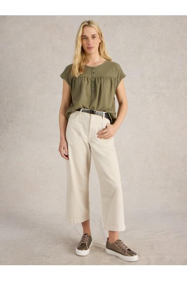 White Stuff BETHANY SHIRT in KHAKI GRN Art. WS442982