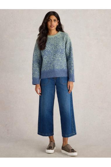 White Stuff OMBRE JUMPER in BLUE MLT Art. WS443049