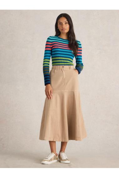 White Stuff RIB STRIPE JUMPER in BLUE MLT Art. WS443070