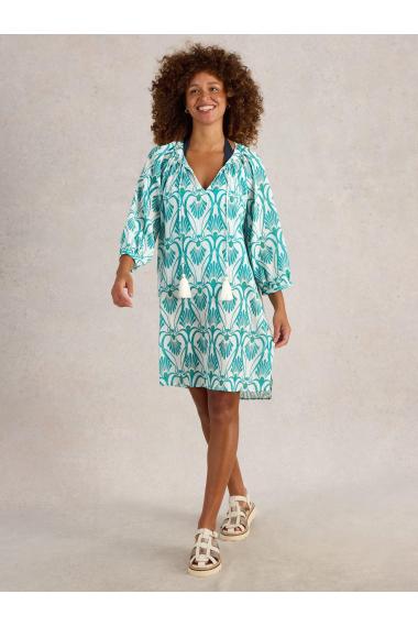 White Stuff Lottie Cover Up in BLUE PR Art. WS443079