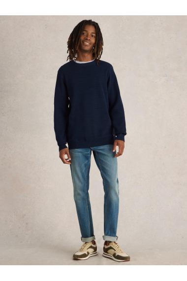 White Stuff Attadale Crew Neck Jumper in DARK NAVY Art. WS443180