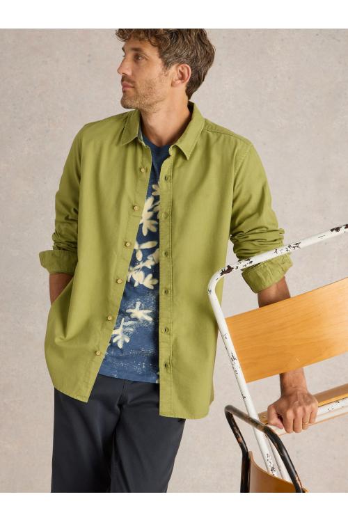 White Stuff Bruton Oxford Shirt in LGT GREEN Art. WS442647