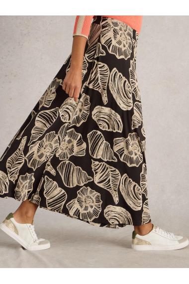 White Stuff Jada Jersey Maxi Skirt in BLK PR Art. WS442802