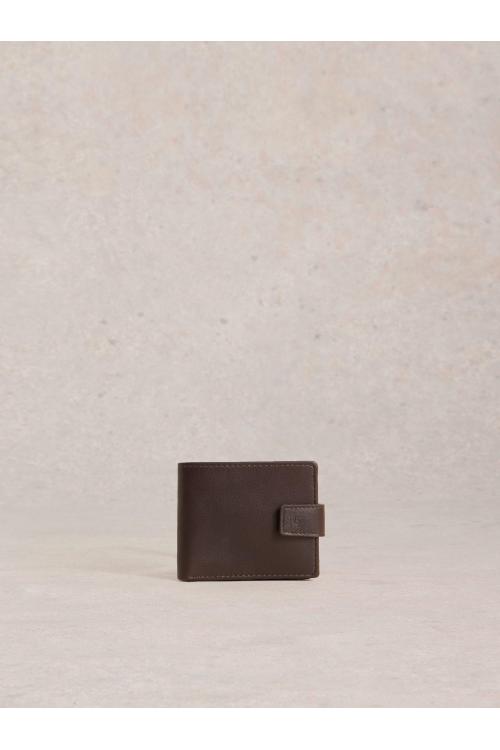 White Stuff Rufus Leather Wallet in DK BROWN Art. WS442858