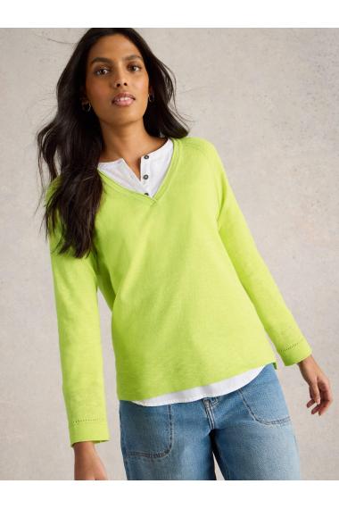 White Stuff NARIA JUMPER in BRT YELLOW Art. WS443038