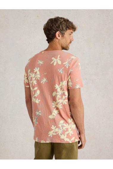 White Stuff Floral Printed SS Tee in PINK PR Art. WS442645