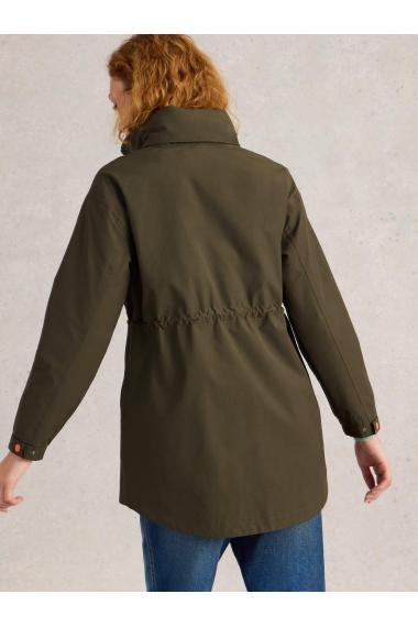 White Stuff Lexi Waterproof Coat in KHAKI GRN Art. WS442697