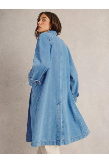 White Stuff Oakleigh Denim Coat in MID DENIM Art. WS442698