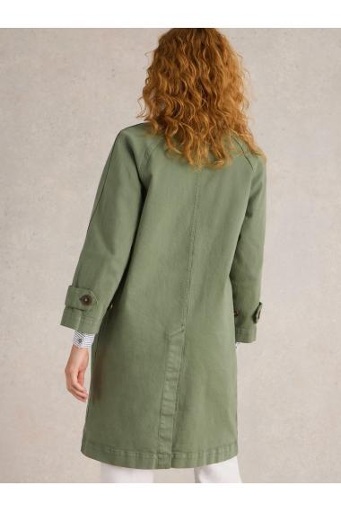 White Stuff Oakleigh Denim Coat in MID GREEN Art. WS442698