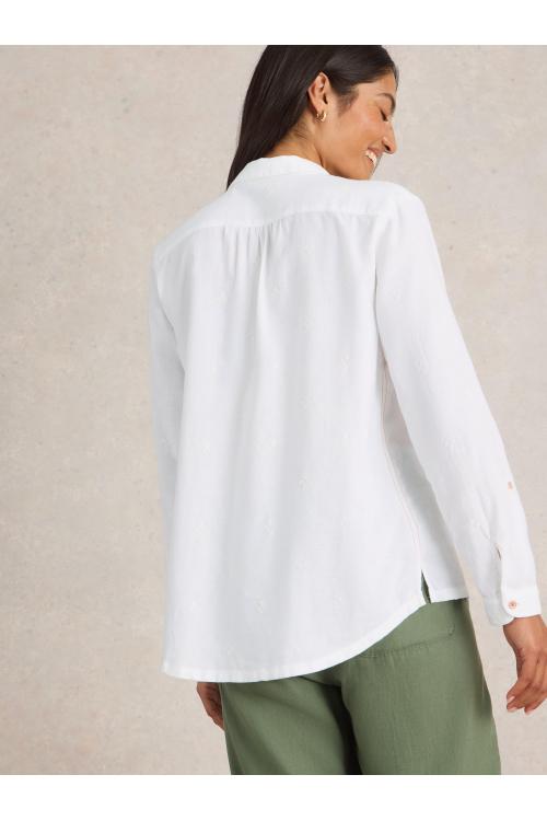 White Stuff Sophie Organic Cotton Shirt in PALE IVORY Art. WS442783