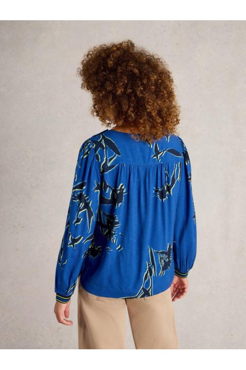 White Stuff Angie Top  in BLUE PR Art. WS442788