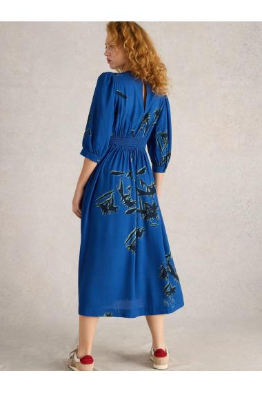 White Stuff Lucy Midi Dress in BLUE PR Art. WS442829