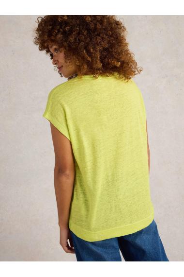 White Stuff ROWAN LINEN TEE in BRT YELLOW Art. WS442986