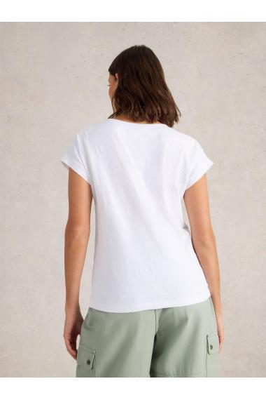 White Stuff NELLY EMBROIDERED TEE in BRIL WHITE Art. WS443001