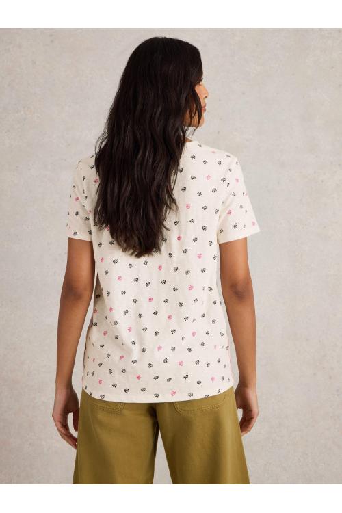 White Stuff NADIA SHORT SLEEVE TEE in IVORY MLT Art. WS443017